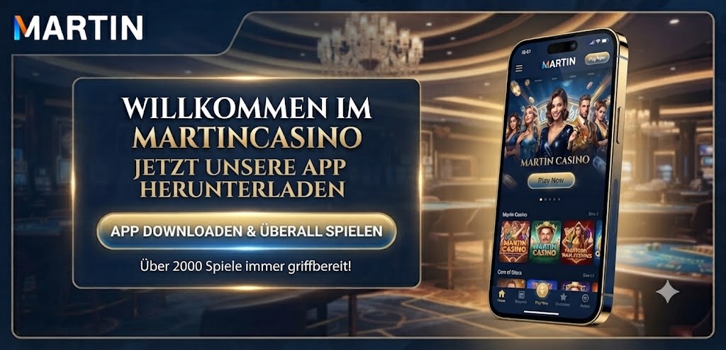 Martin Casino Mobile App auf Smartphone